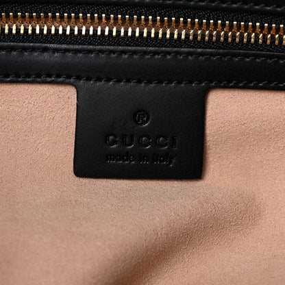 Gucci Soft GG Supreme Monogram Bees Small Crossbody Tote Beige Oro Black 6 of 13