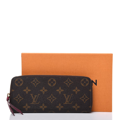 Louis Vuitton Monogram Clemence Wallet Fuchsia 19 of 19