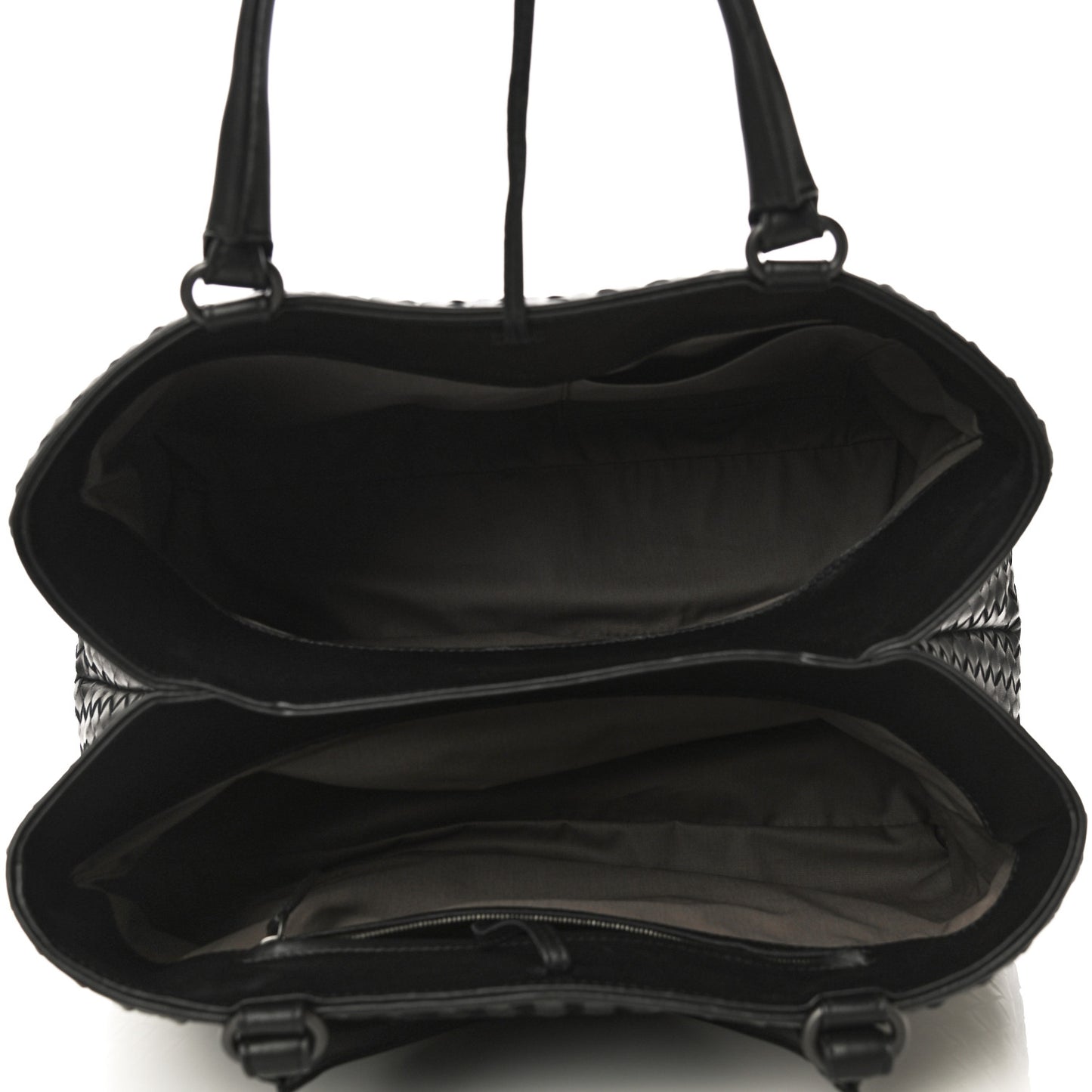 Nappa Intrecciato Milano Tote Black