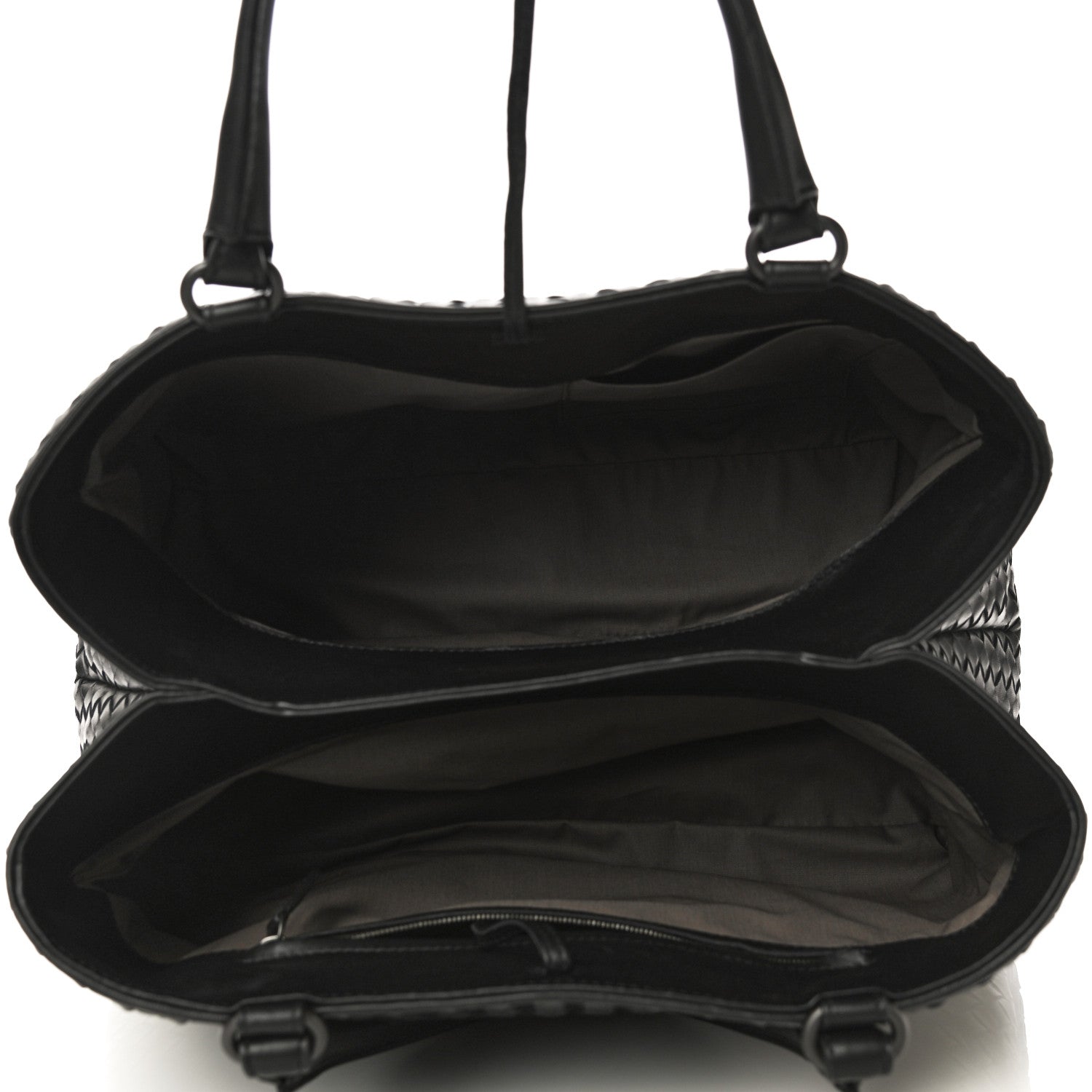Bottega Veneta Nappa Intrecciato Milano Tote Black 4 of 10