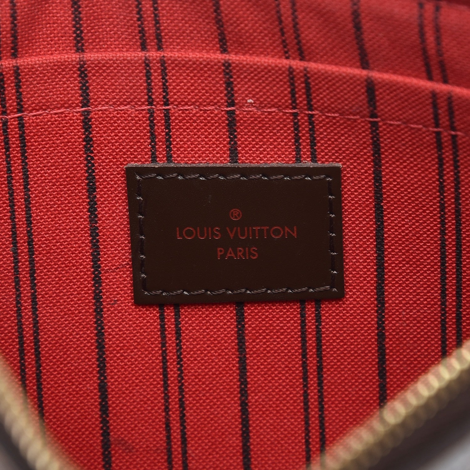 Louis Vuitton Damier Ebene Neverfull MM GM Pochette 6 of 10