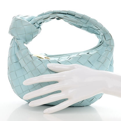 Bottega Veneta Nappa Intrecciato Mini Jodie Teal Washed 3 of 10