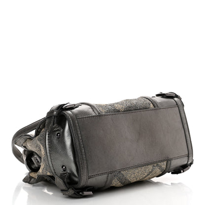 Burberry Shimmer Check Degrade Small Pilgrim Satchel Pewter 3 of 15