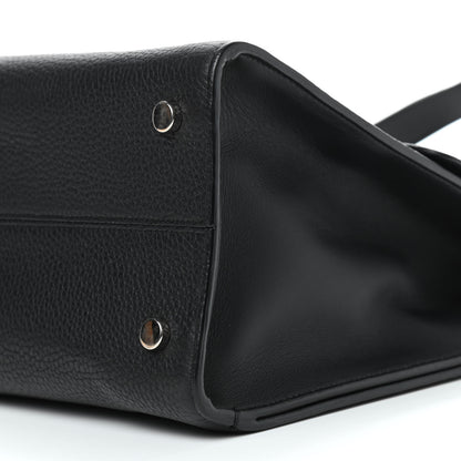 Christian Dior Grained Calfskin Medium Diorever Flap Black 8 of 8