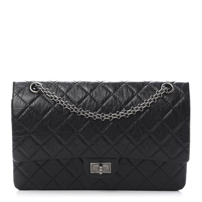 Chanel Aged Calfskin Quilted 2.55 Reissue 226 Flap Black 1 of 11