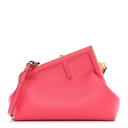 Fendi Shiny Nappa Small Fendi First Lampone 1 of 9