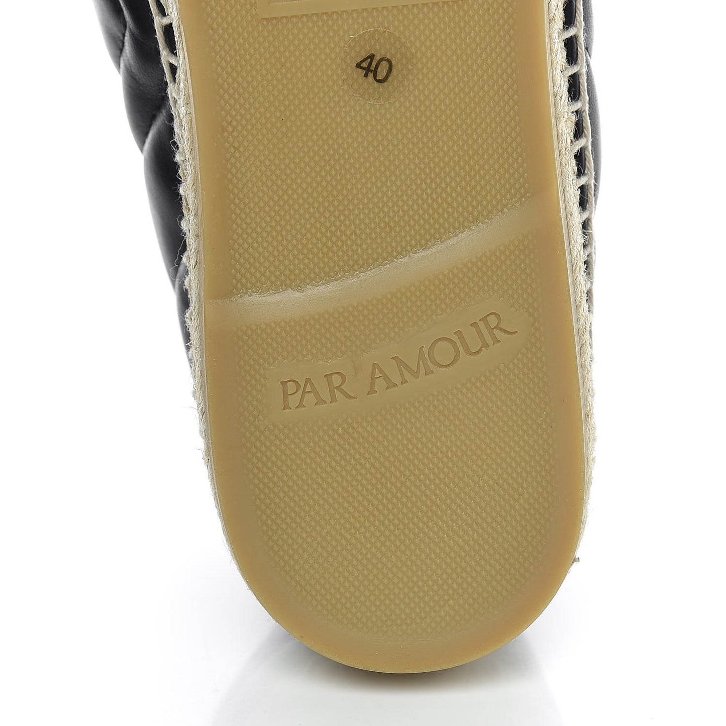 Nappa Matelasse GG Marmont Espadrilles 40 Black