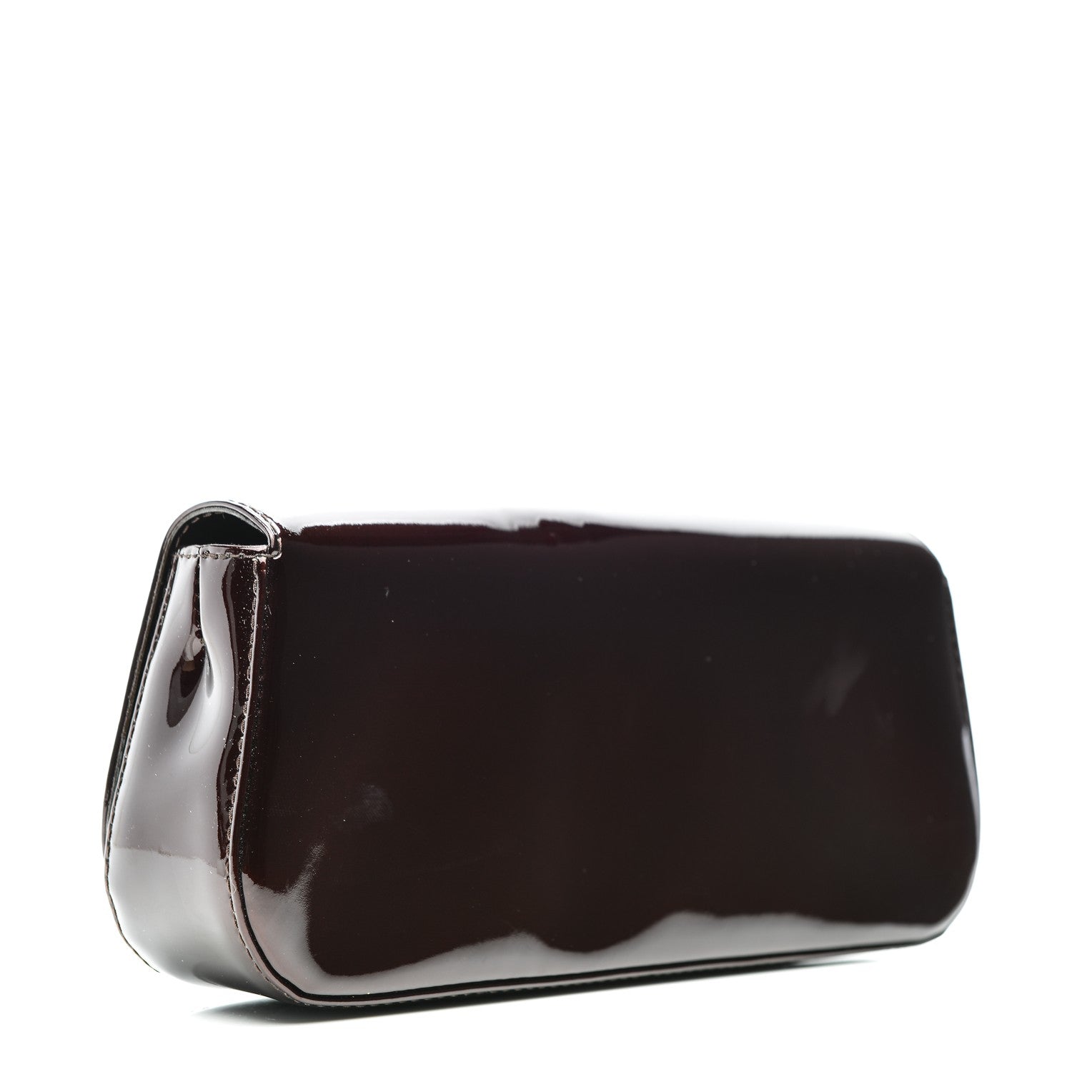 Louis Vuitton Patent Sobe Clutch Amarante 3 of 6