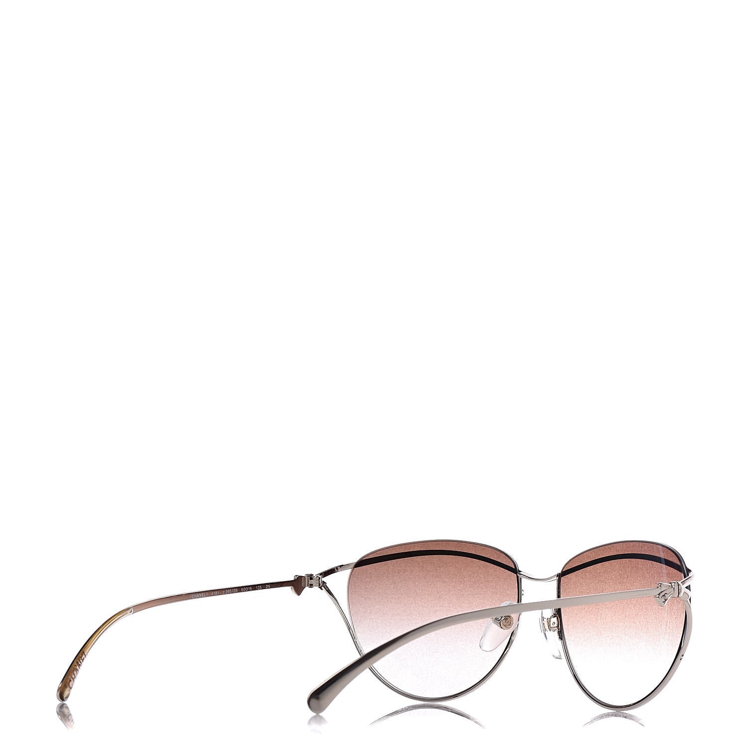 Chanel Cat Eye Sunglasses 4181 Gold 4 of 9
