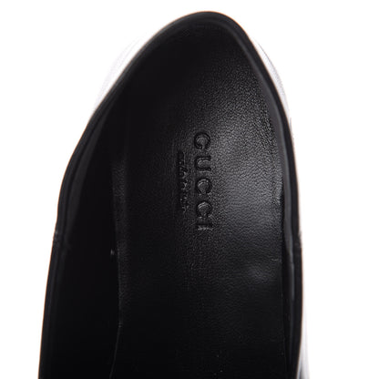 Gucci Lambskin Womens Brixton Horsebit Loafers 38 Black 6 of 10