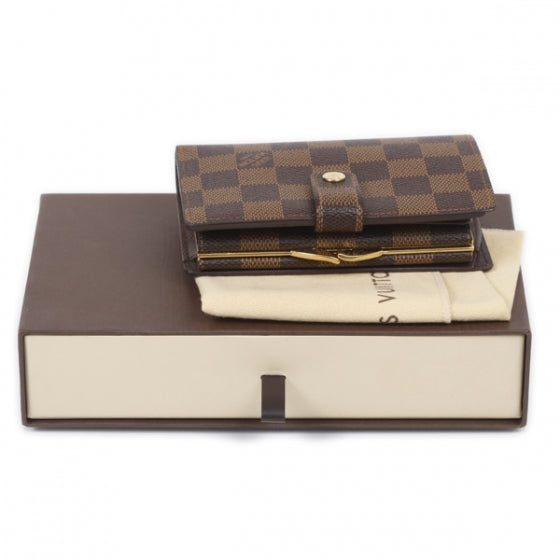 Damier Ebene French Purse Wallet