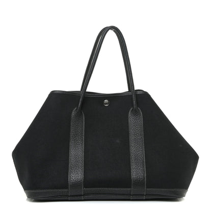 Hermes Toile Negonda Garden Party Tote 36 MM Black 1 of 20