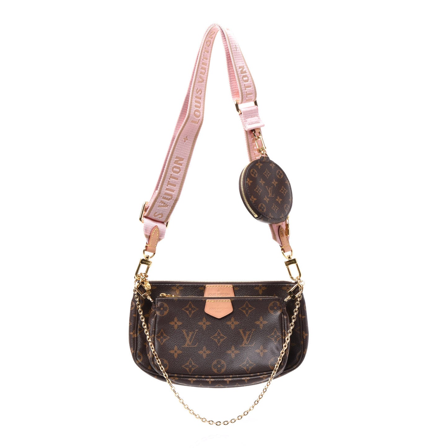 Monogram Multi Pochette Accessories Rose Clair