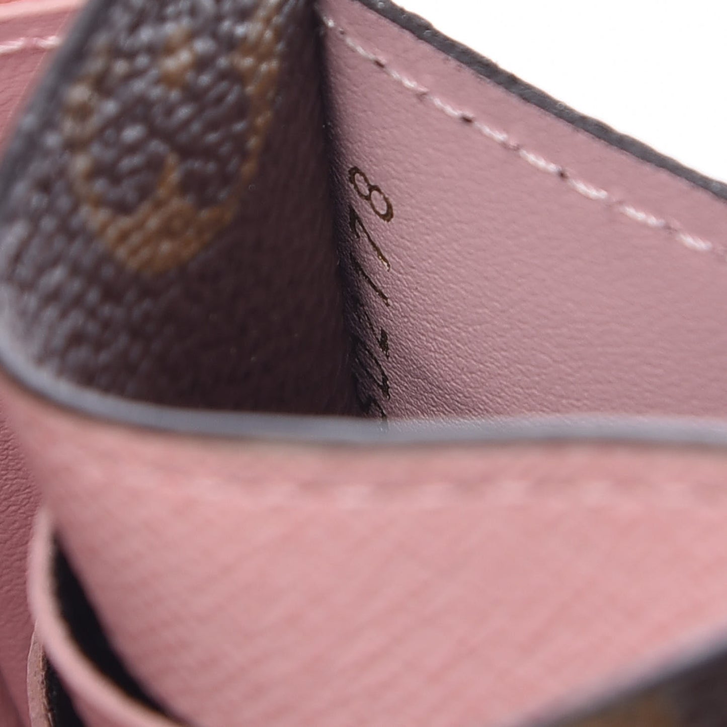 Monogram Sarah Wallet NM Rose Ballerine