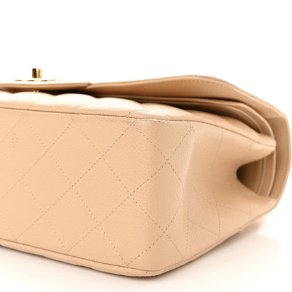 Chanel Caviar Quilted Jumbo Double Flap Beige Clair 10 of 12
