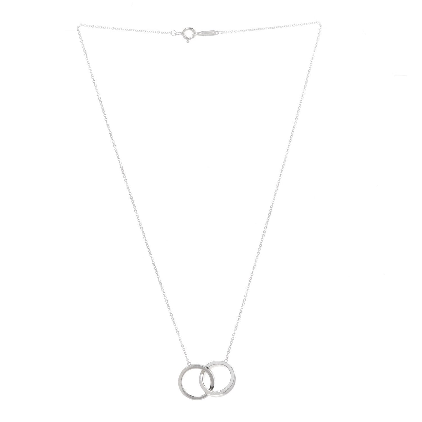 Sterling Silver 1837 Interlocking Circles Pendant Necklace