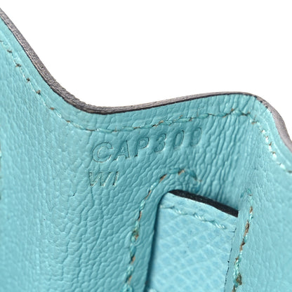 Hermes Epsom Kelly Sellier 28 Bleu Atoll 7 of 13