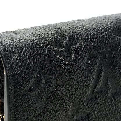 Louis Vuitton Empreinte Vavin Chain Wallet Black 10 of 10