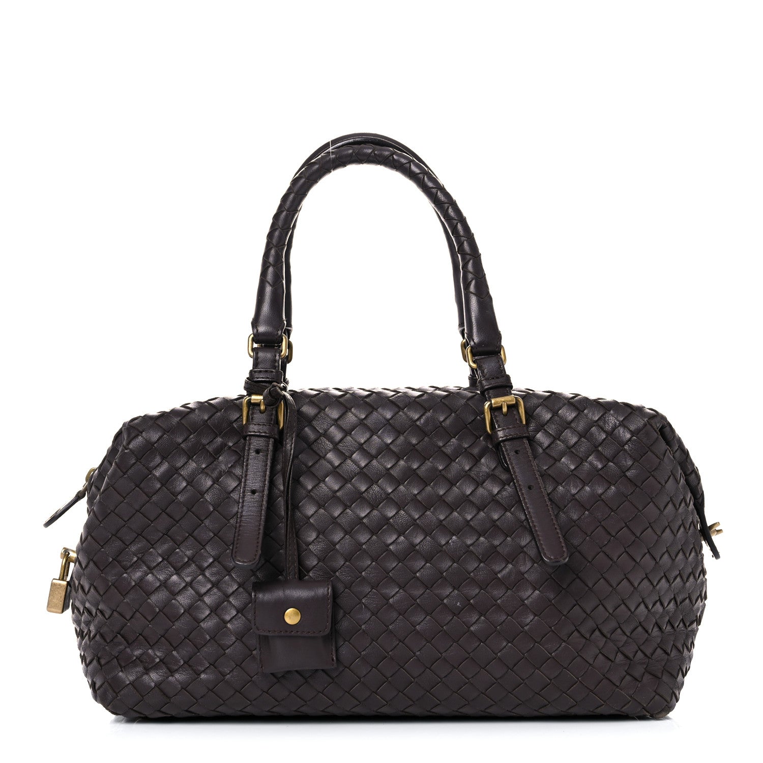 Bottega Veneta Nappa Intrecciato Montaigne Bag Ebano 1 of 23