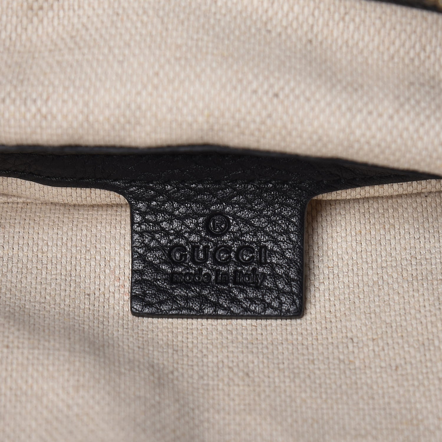 Gucci Pebbled Calfskin Large Soho Hobo Black 8 of 13
