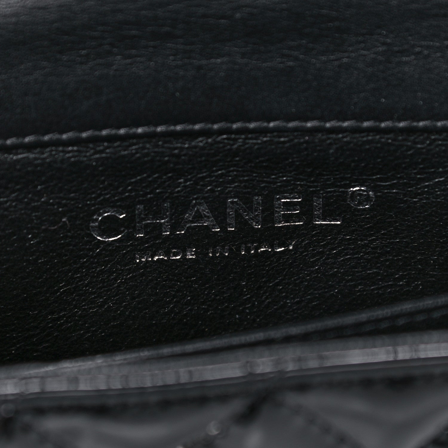 Chanel Patent Calfskin Quilted Extra Mini Rectangular Flap Black 6 of 13