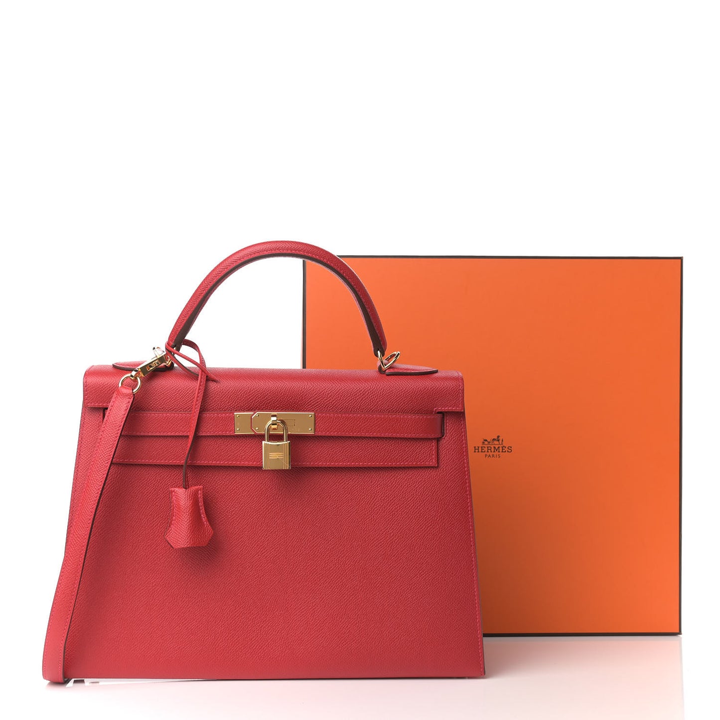 Epsom Kelly Sellier 32 Rouge Casaque