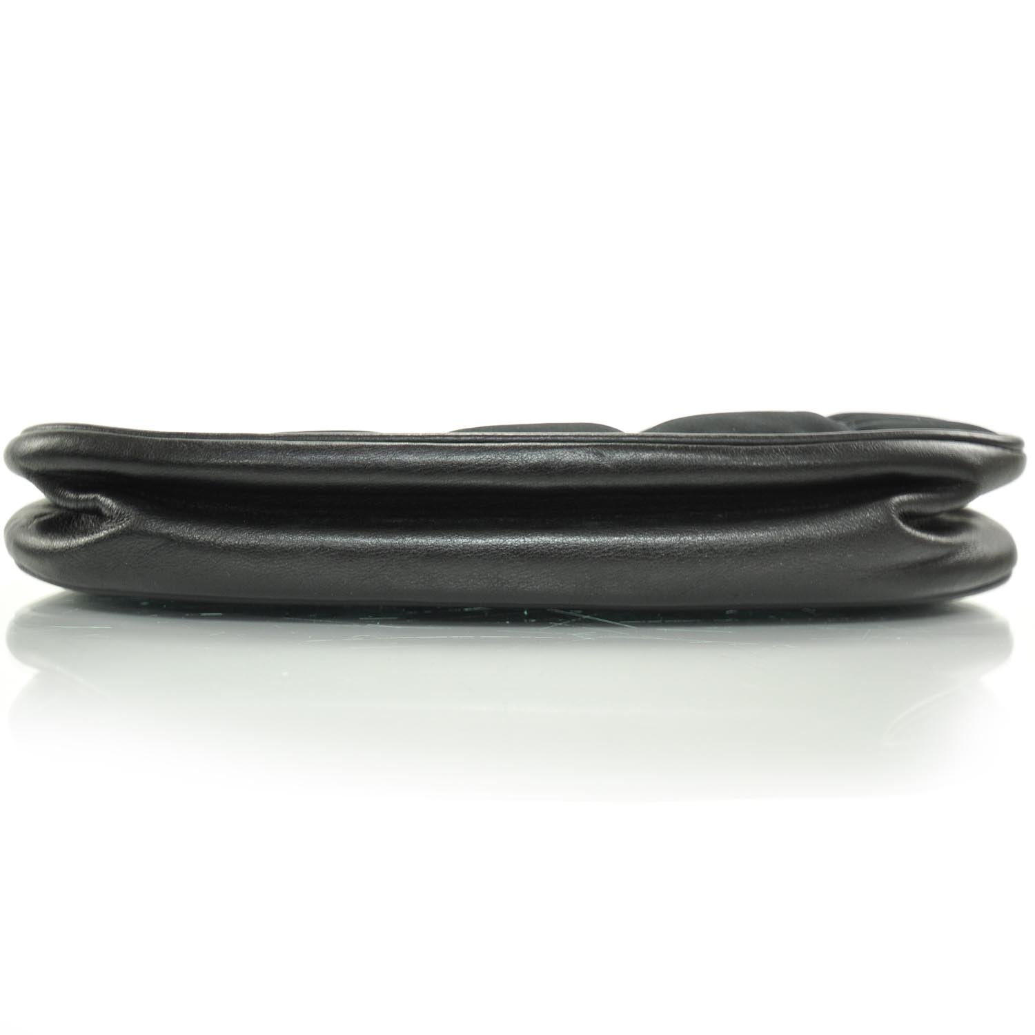 Chanel Nylon Quilted Pochette Black 4 of 8