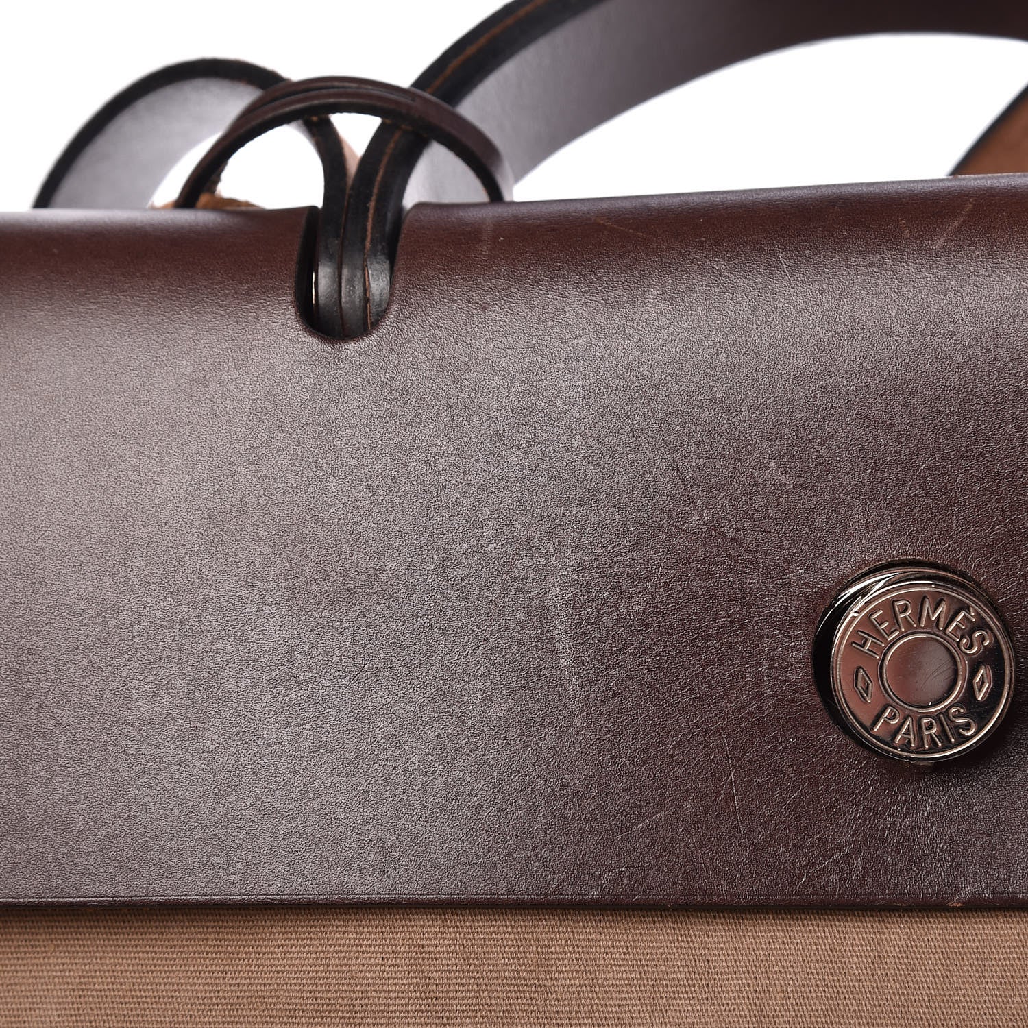 Hermes Toile Vache Hunter Herbag Zip 39 MM Etoupe Ebene 12 of 19