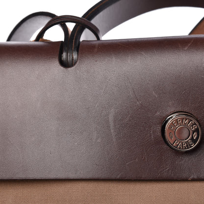 Hermes Toile Vache Hunter Herbag Zip 39 MM Etoupe Ebene 12 of 19