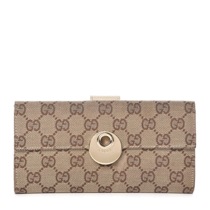 Gucci Monogram Eclipse Continental Wallet Off White 1 of 18