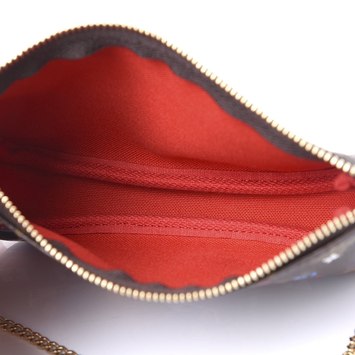 Louis Vuitton Monogram 2020 Christmas Animation Bumper Cars Mini Pochette Accessories Coquelicot 4 of 10