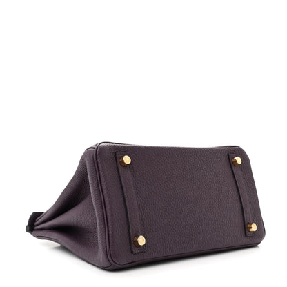 Hermes Togo Birkin 25 Cassis 4 of 10