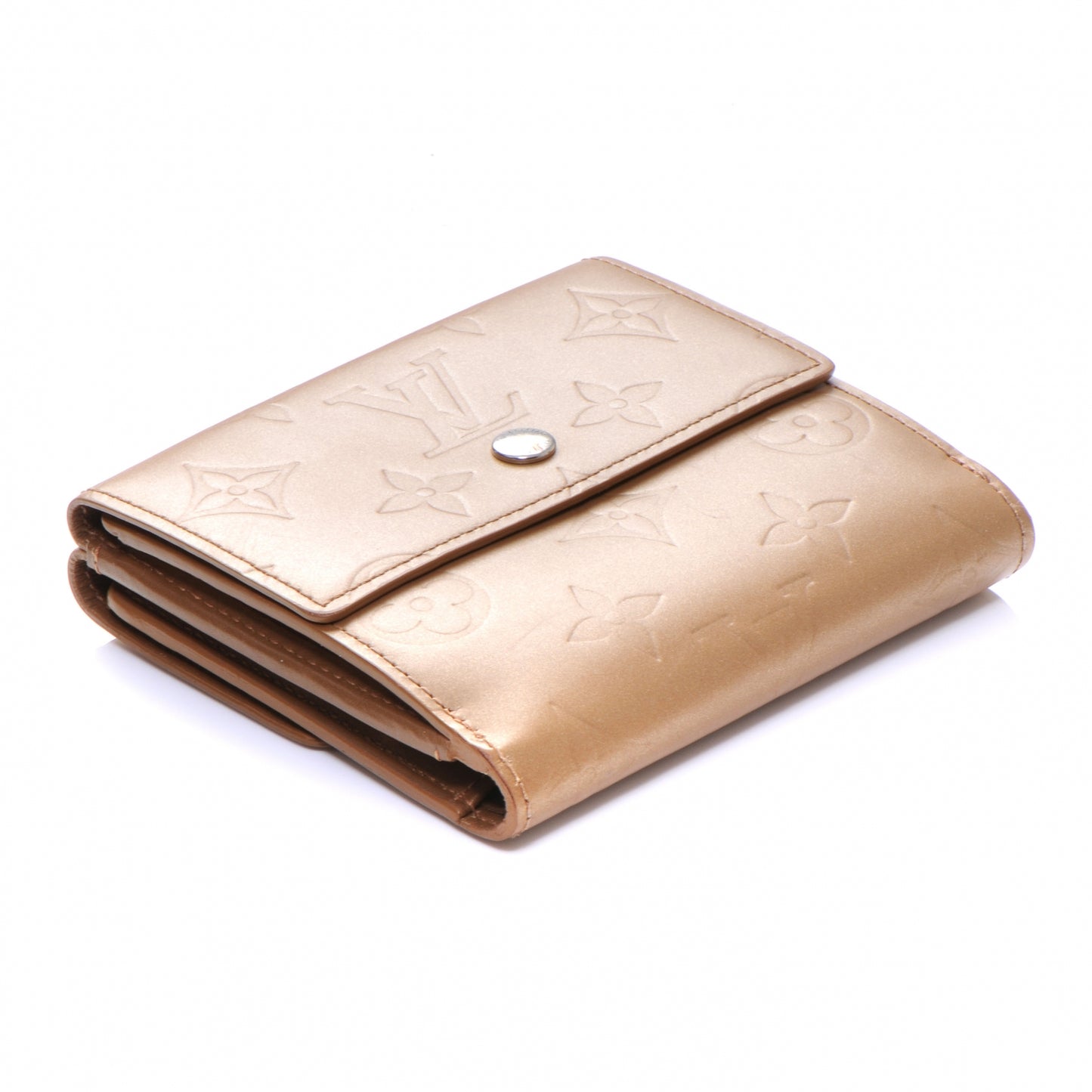 Mat Monogram Elise Wallet Ambre