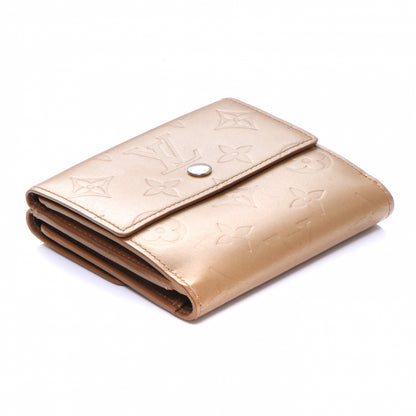 Louis Vuitton Mat Monogram Elise Wallet Ambre 3 of 7