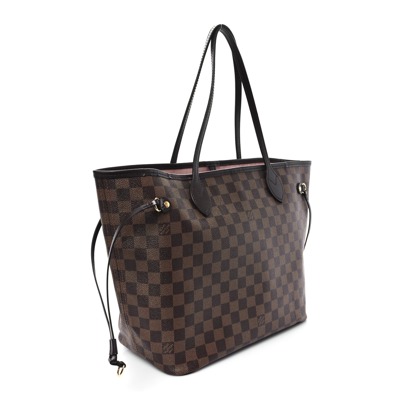 Louis Vuitton Damier Ebene Neo Neverfull MM Rose Ballerine 2 of 12