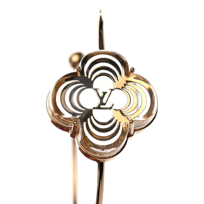 Louis Vuitton A La Folie Hoop Earrings Gold 5 of 5