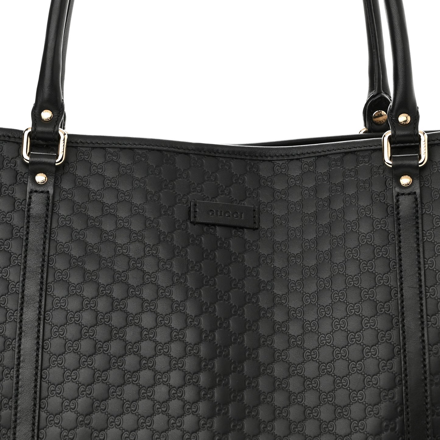 Microguccissima Medium Joy Tote Black