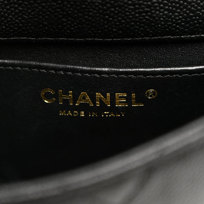 Chanel Caviar Quilted Mini Sweetheart Rectangular Flap Black 5 of 9