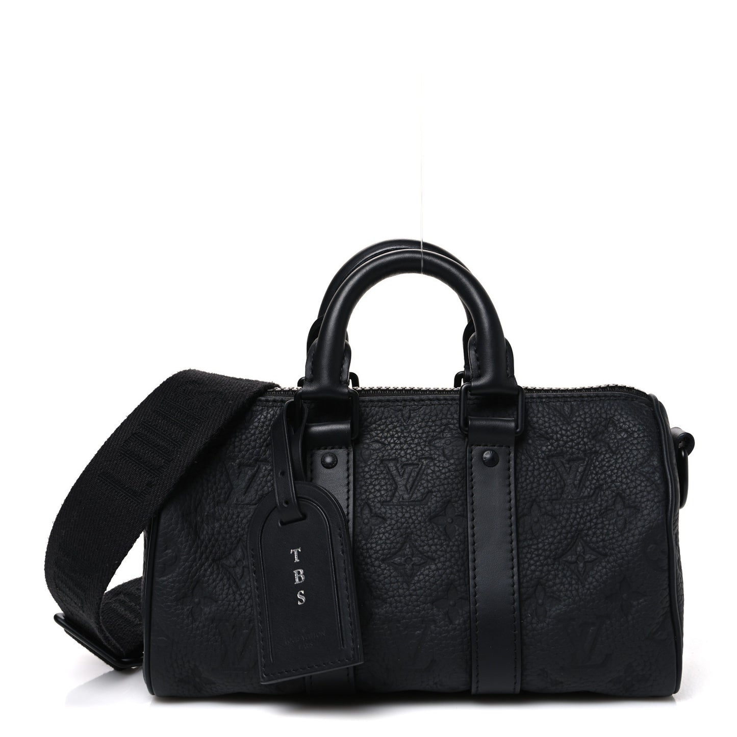 Monogram Taurillon Keepall Bandouliere 25 Black
