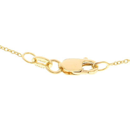 Roberto Coin 18K Yellow Gold Diamond Tiny Treasures Love Letter N Pendant Necklace 5 of 5