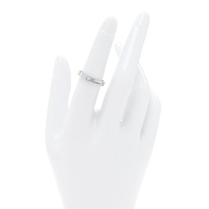 Cartier Platinum Diamond 3mm C De Cartier Wedding Band Ring 52 6 2 of 4