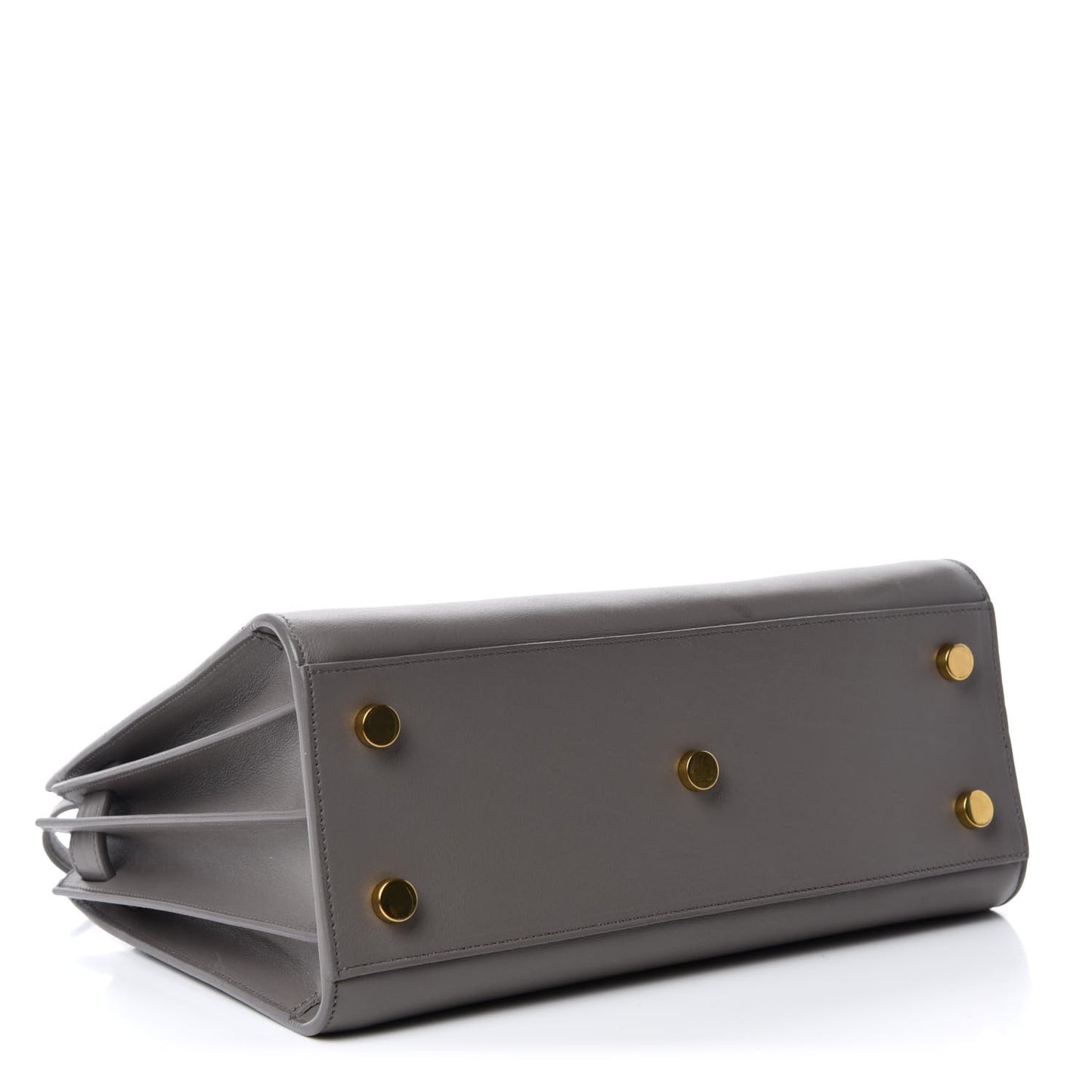 Grained Calfskin Baby Sac de Jour Fog