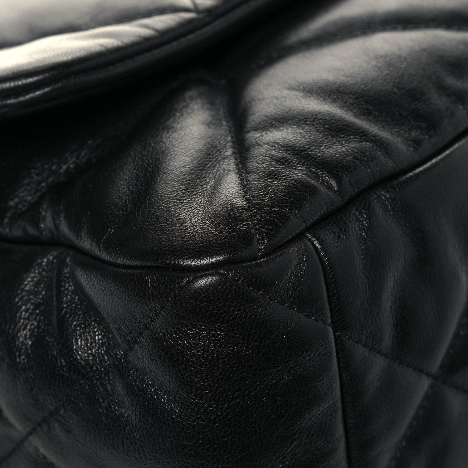 Chanel Goatskin Quilted Maxi Chanel 19 Flap Black 9 of 15