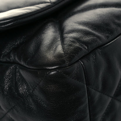 Chanel Goatskin Quilted Maxi Chanel 19 Flap Black 9 of 15