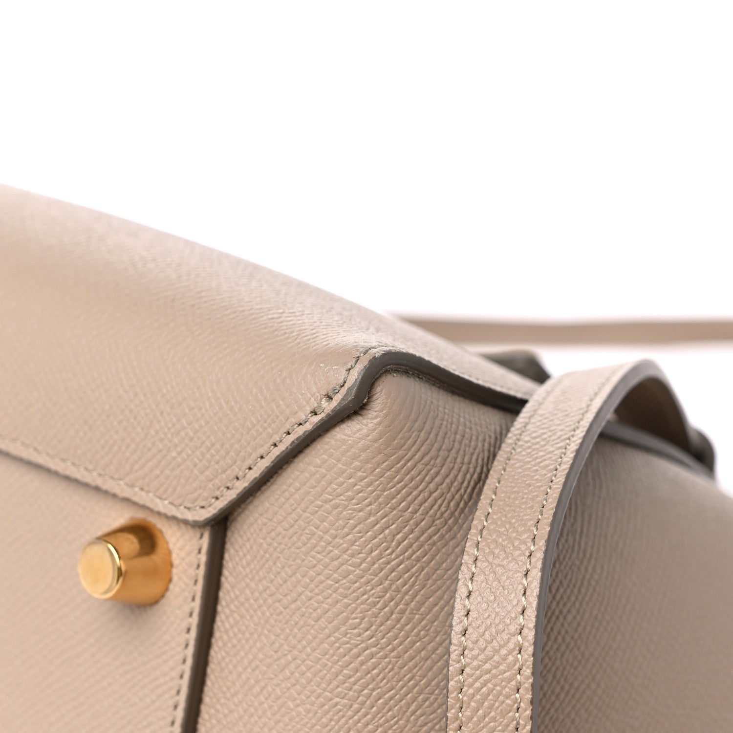 Celine Grained Calfskin Mini Belt Bag Light Taupe 9 of 15