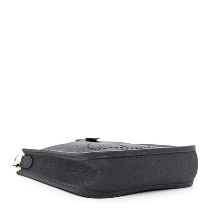 Hermes Taurillon Clemence Evelyne TPM Bleu Nuit 4 of 10