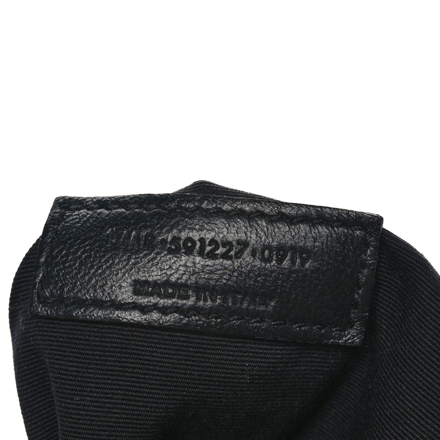 Calfskin Crocodile Embossed Monogram Large Niki Shopping Bag Black