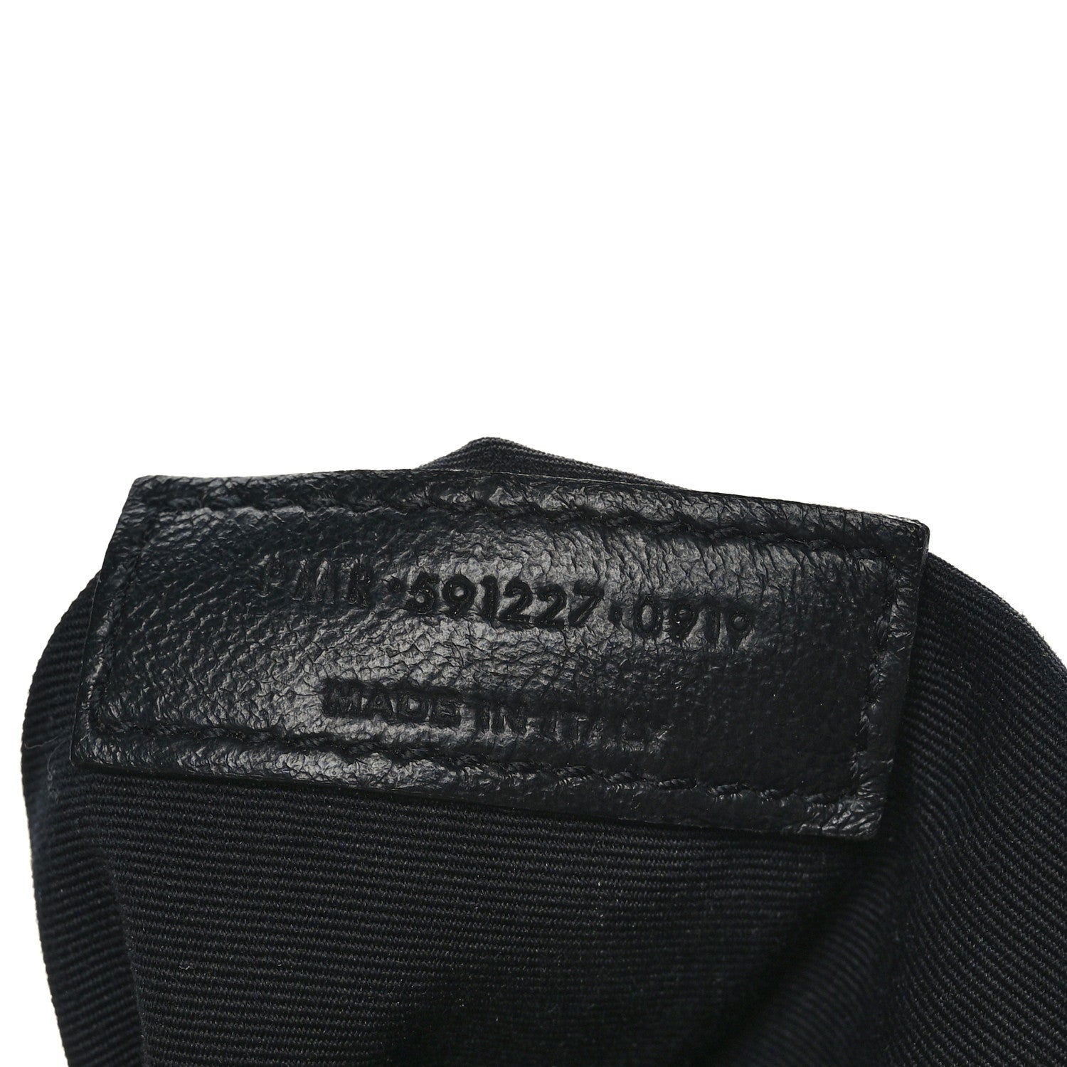 Saint Laurent Calfskin Crocodile Embossed Monogram Large Niki Shopping Bag Black 6 of 9