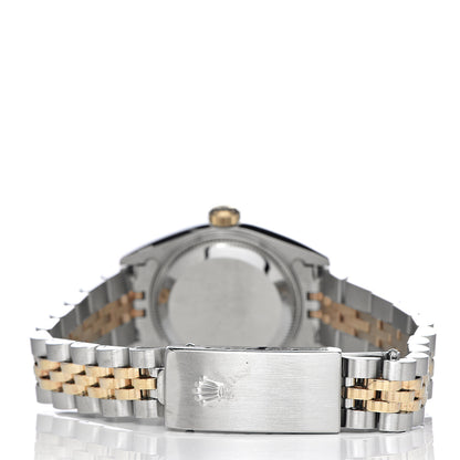 Rolex Stainless Steel 18K Yellow Gold 26mm Oyster Perpetual Datejust Watch White Roman 79173 4 of 7