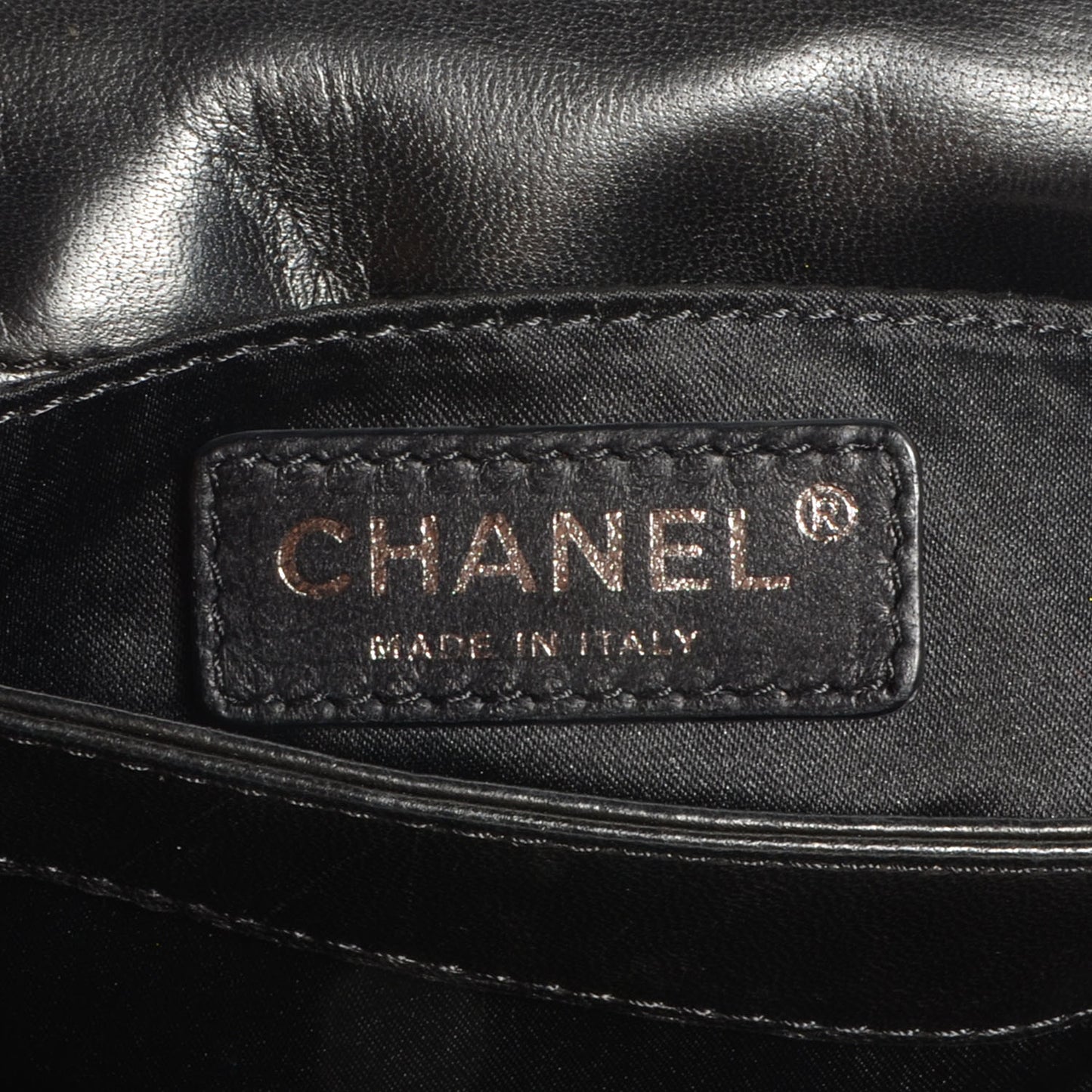 Lambskin Quilted Mini Chanel 3 Flap Black